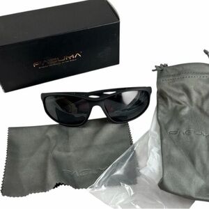 FAGUMA Ultralight Polarized Sport Sunglasses Black+Black (2 pair sunglasses) NIB